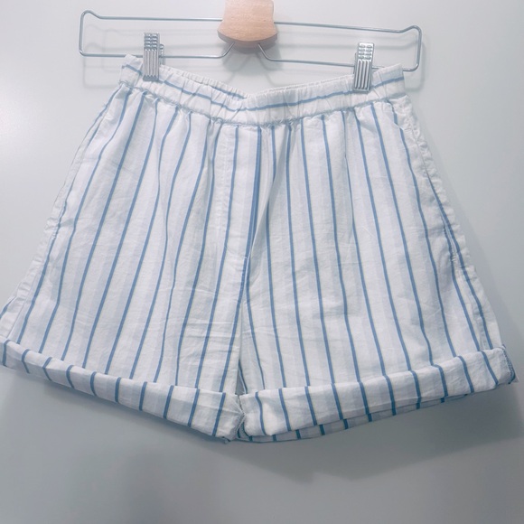 Aritzia_Wilfred Free_Breeze Stripe Boxer Shorts 7”_new without tags - Picture 1 of 8